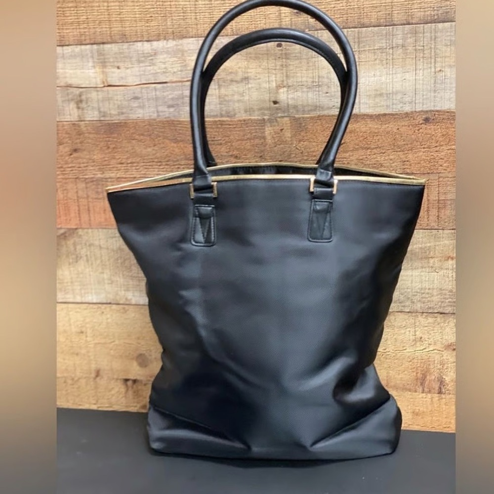 Versace Black Large Tote Bag Purse - Picture 3 of 12
